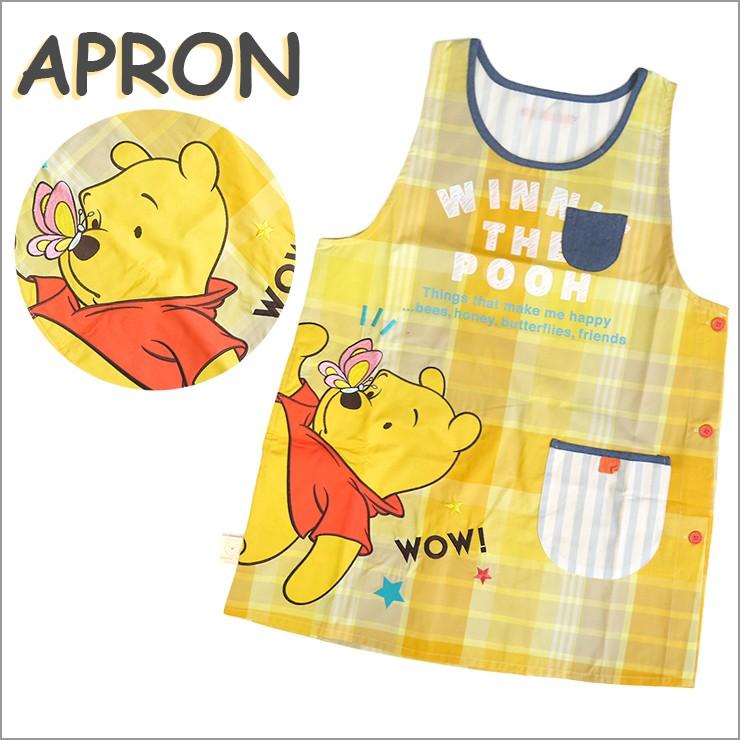 キャラクターエプロン プーさん 保育士 エプロン チェック くまのプー 大人用 チュニックエプロン ストライプ 保育園用 保母さん用 幼稚園 実習 バッグ エプロン ブギウギストア 通販 Yahoo ショッピング