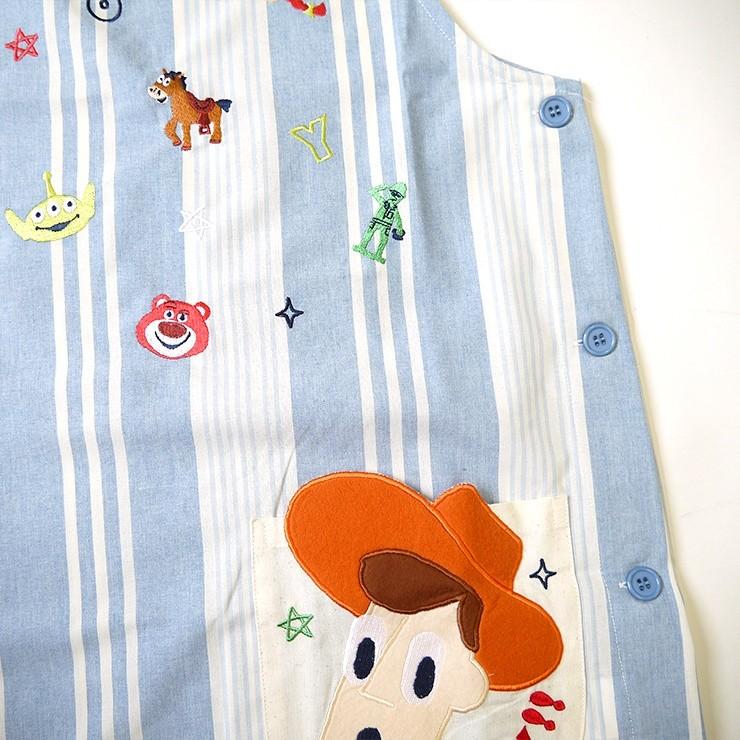 トイストーリー キャラクターエプロン エプロン ウッディー バズ リトルグリーンメン おもちゃ いろいろ刺繍 刺繍 アップリケ プリント サイドボタン バッグ エプロン ブギウギストア 通販 Yahoo ショッピング
