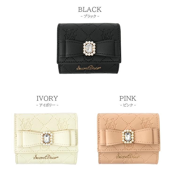 【超美品】三つ折り財布 RuriHari 牛革バイカラー三つ折りミニ財布☆コンパクトなのに多機能