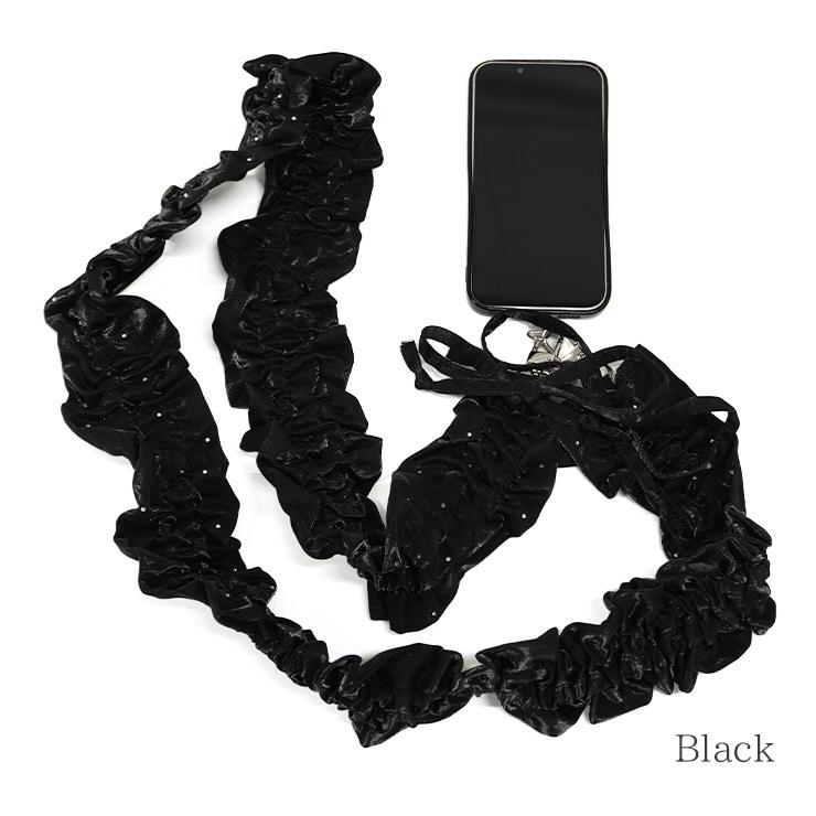 ALTROSE（アルトローズ） スマホストラップ ギャザーストラップ スマホ