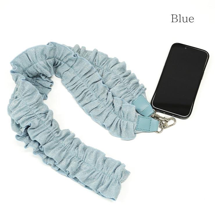 ALTROSE（アルトローズ） スマホストラップ ラメギャザーストラップ