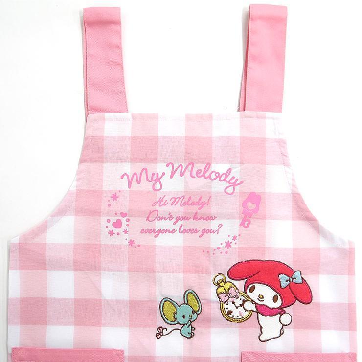 ディズニー スティッチ 子供エプロン110 H型 かつらぎ織 イエロー ギンガムチェック サンプル 入園 幼稚園 新品 準備 給食 超目玉 12月 H型