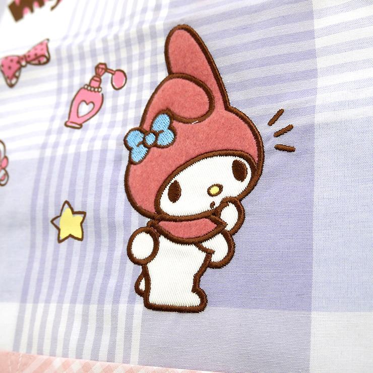 マイメロディ エプロン キッズ ピンク パープル キャラクター 子ども