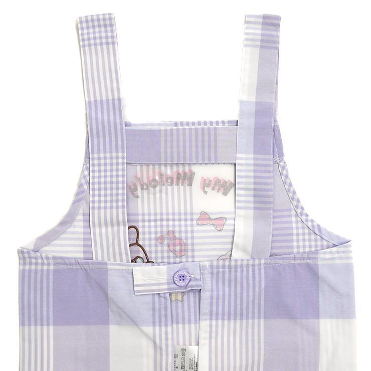 マイメロディ エプロン キッズ ピンク パープル キャラクター 子ども