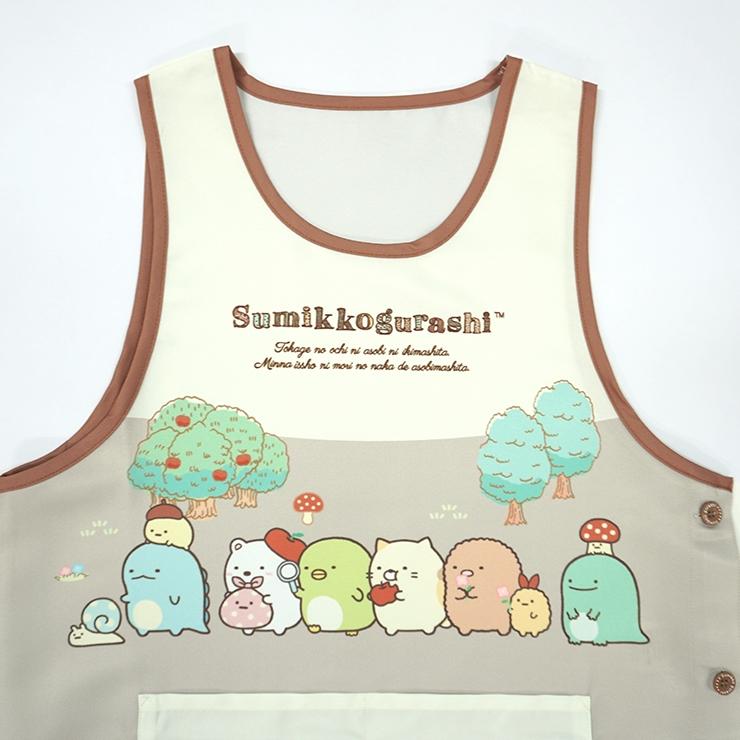 エプロン キャラクター 保育士 すみっコぐらし チュニックエプロン