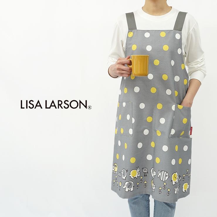 リサラーソン エプロン ブランド H型エプロン 日本製 北欧 Lisa Larson リサ・ラーソン ドット おしゃれ かわいい｜boogiewoogie-store｜04