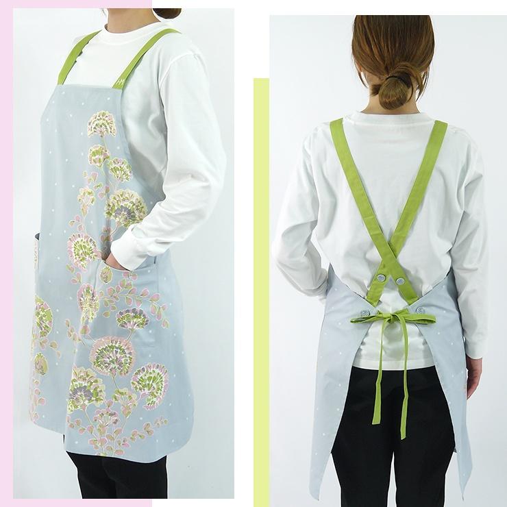 HANAE MORI（ハナエモリ） 森英恵 エプロン おしゃれ レディース 40代