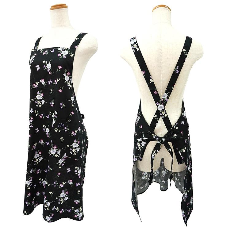 HANAE MORI 森英恵 エプロン おしゃれ レディース かぶるだけ