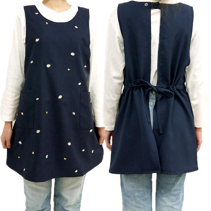 HANAE MORI ハナエモリ エプロン チュニックエプロン 森英恵 HANAE MORI ハナエモリ エプロン チュニックエプロン 森英恵