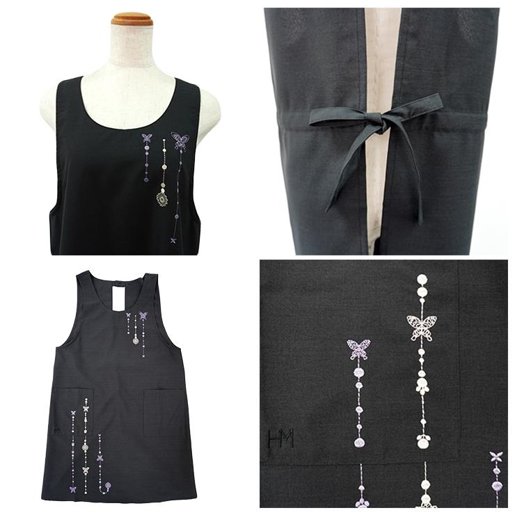 HANAE MORI（ハナエモリ） 森英恵 エプロン おしゃれ かぶるだけ