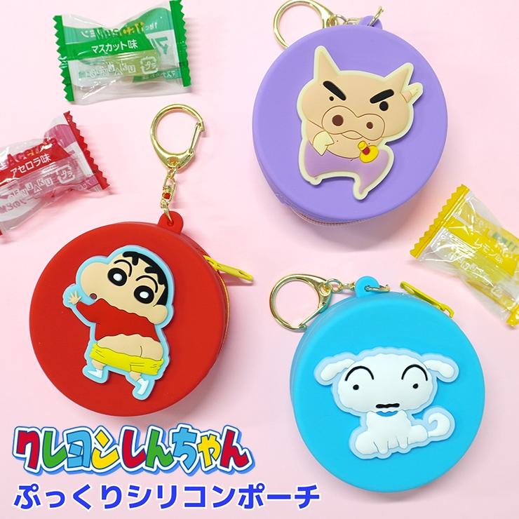 クレヨンしんちゃん - クレヨンしんちゃん グッズ ポストカード 缶バッジ キーホルダー ポーチ クレヨンしんちゃん 缶バッジ＆ホルダーセット（ランダム6種