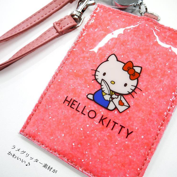 サンリオ リール付きパスケース 定期入れ キラキラ かわいい ハローキティ マイメロディ キキララ ポチャッコ シナモロール ポムポムプリン クロミ レトロ キュ Cx010 バッグ エプロン ブギウギストア 通販 Yahoo ショッピング