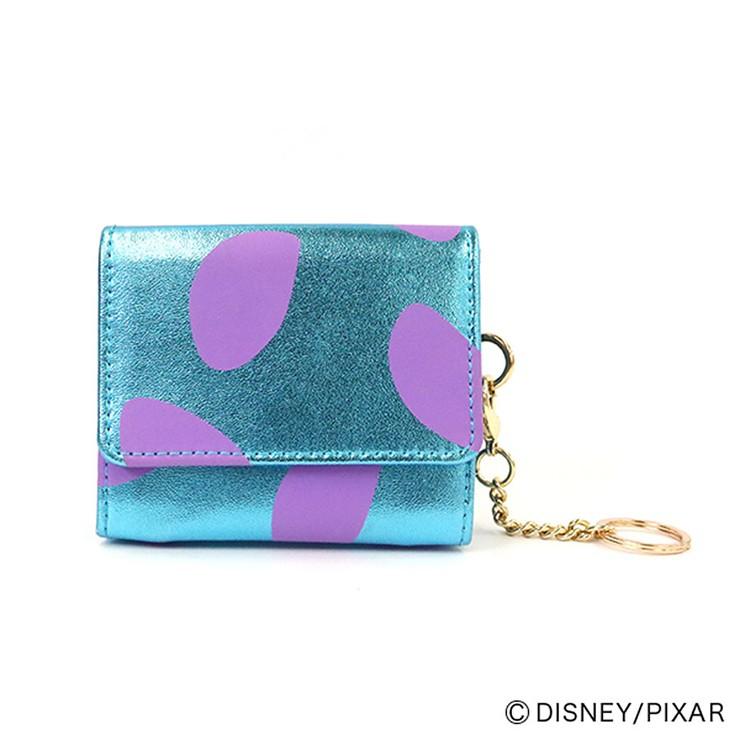 ミニ財布 三つ折り財布 モンスターズインク ディズニー かわいい 財布 ウォレット マイク サリ フェイス 刺繍 刺繍ワッペン メタリック D St321 バッグ エプロン ブギウギストア 通販 Yahoo ショッピング