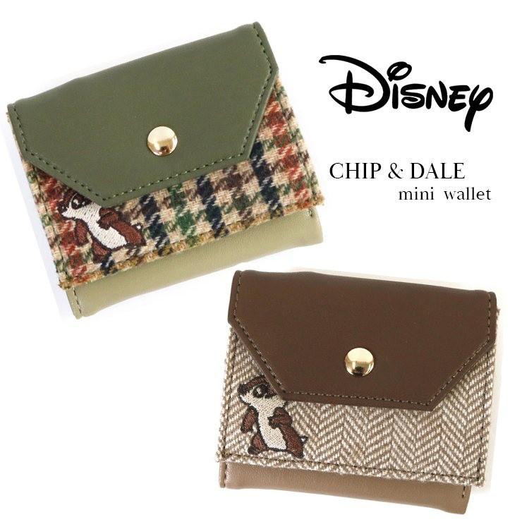 Disney チップとデール 財布 レディース ミニ財布 三つ折り財布 カードケース 収納 かわいい 大人かわいい おしゃれ ギフト Sns映え Accommode D Xb12 バッグ エプロン ブギウギストア 通販 Yahoo ショッピング