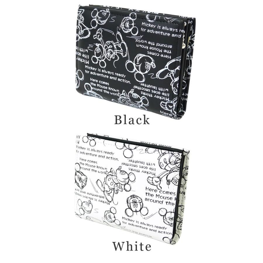 新品未使用✨aioa×Disney／ミッキーマウス二つ折り財布 二つ折り財布 デニム レザー ミッキーマウス ミニーマウス