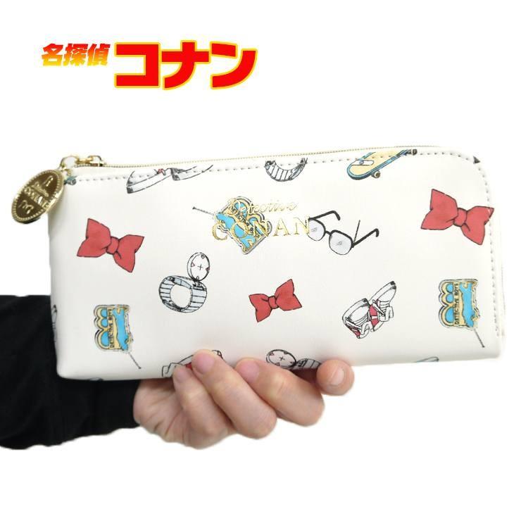 長財布 ユニセックス 名探偵コナン L字ファスナー L字ワレット