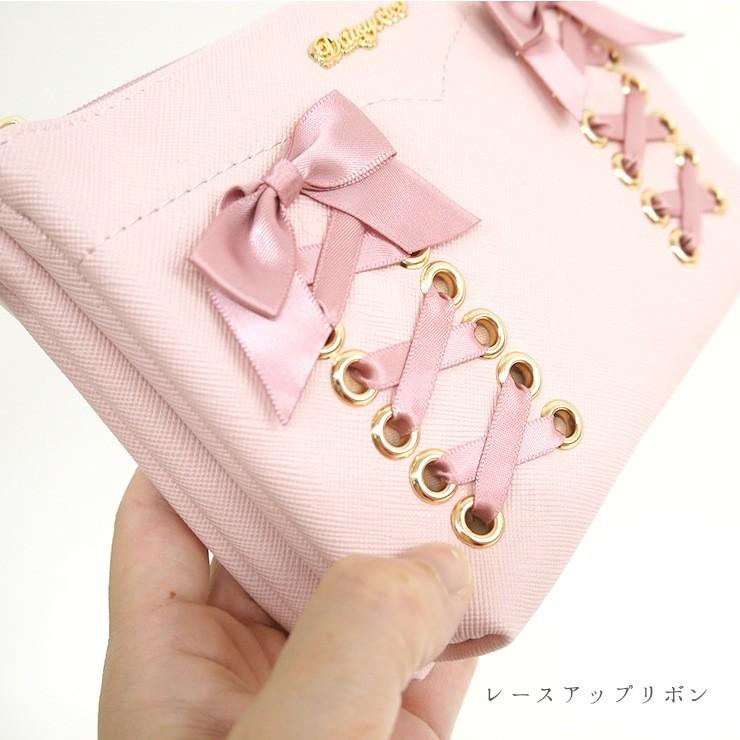 デイジーリコ Wポーチ ポーチ 小物入れ 二層式ポーチ 化粧ポーチ メイクポーチ レースアップリボン モテカワ ゆめかわ 大人かわいい 甘い スパイス 甘辛ミックス Dr17 16 バッグ エプロン ブギウギストア 通販 Yahoo ショッピング