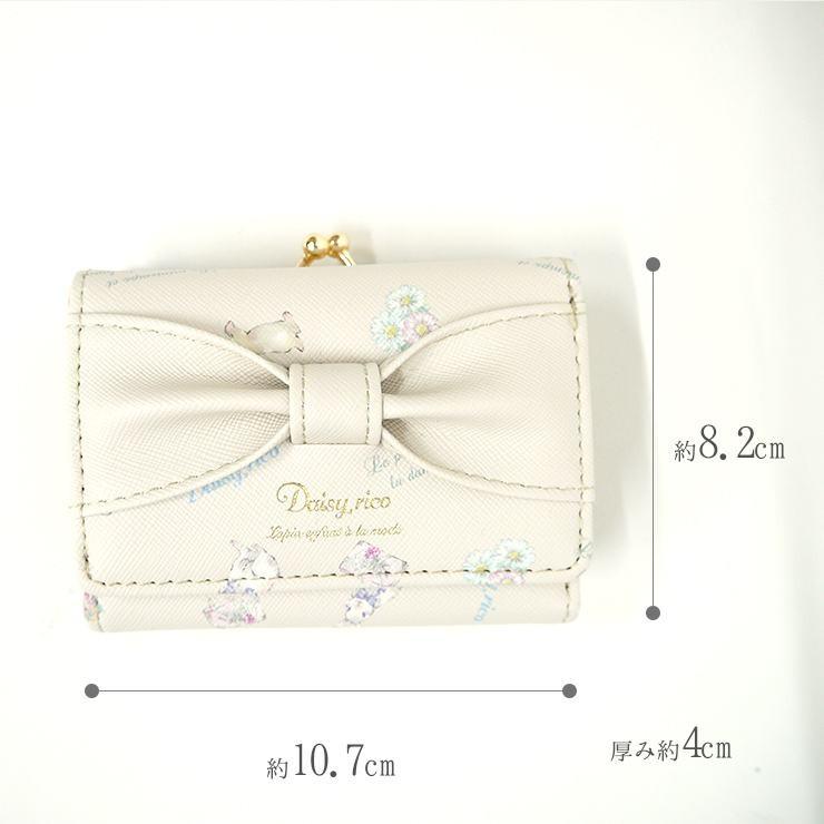 デイジーリコ 三つ折り財布 ミニ財布 がま口 うさぎ リボン パステル ゆめかわ ふわふわ モテカワ ラビット 大人かわいい コイン ギフト 甘め スパイス りぼん Dr23 2 バッグ エプロン ブギウギストア 通販 Yahoo ショッピング