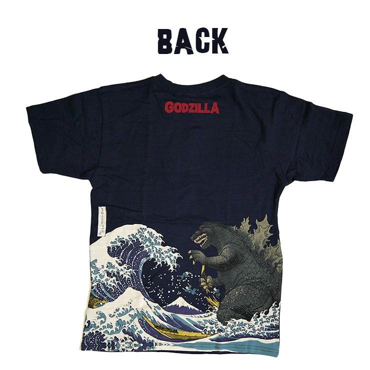 tシャツ メンズ 半袖 ゴジラ GODZILLA 富嶽三十六景 大怪獣 怪獣