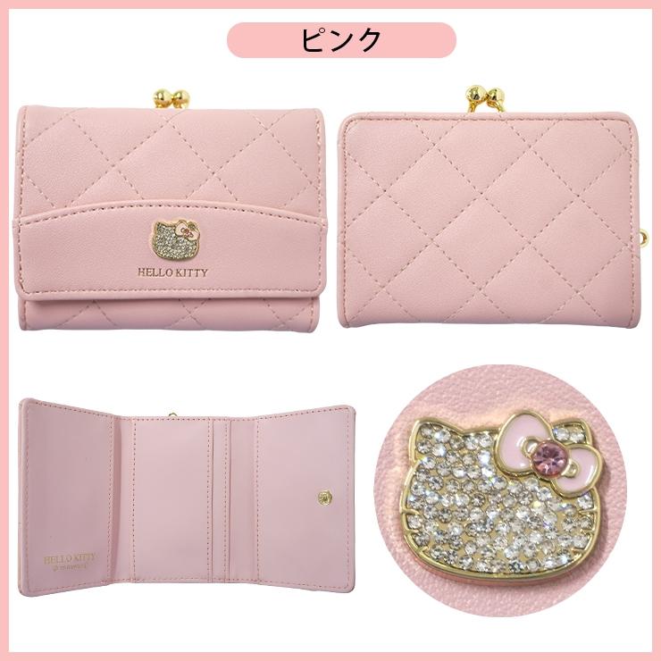 sanrio キティ 財布 ハローキティ ミニ財布 がま口 コンパクト 三