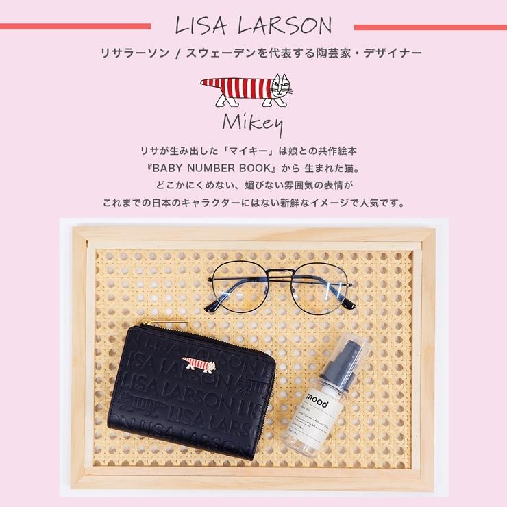 リサラーソン 財布 レディース 牛革 二つ折り財布 本革 北欧 ブランド 雑貨 LISALARSON マイキー 猫 レザー 小銭入れ お札入れ カードケース ギフト 贈り物｜boogiewoogie-store｜02