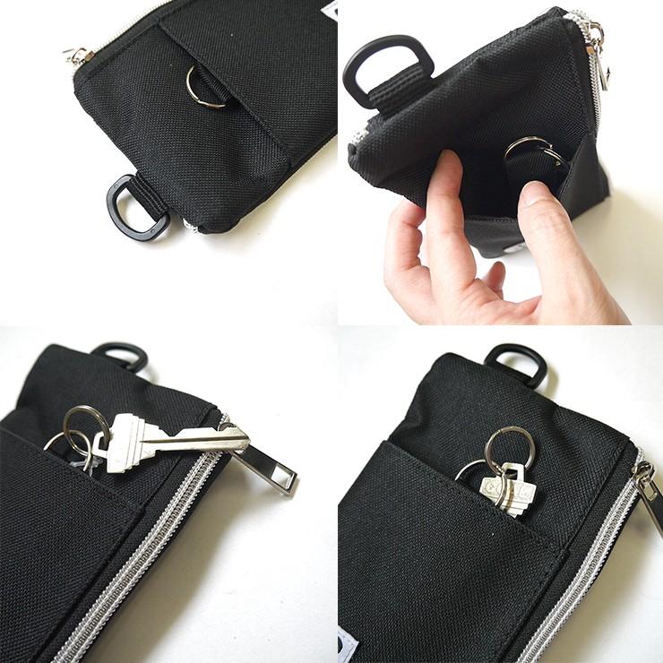 財布 メンズ キーケース 多機能 マルチ財布 クリアポケット 男女兼用