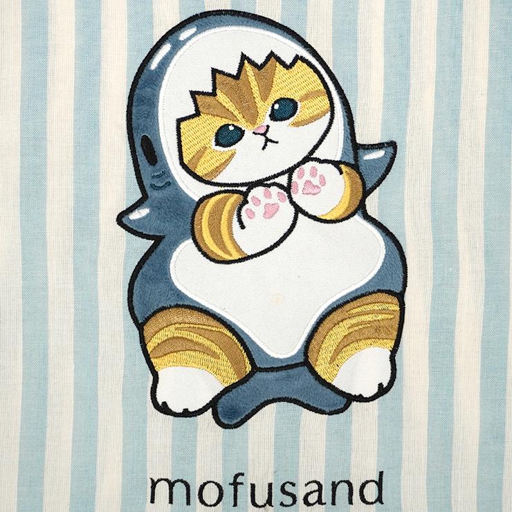 モフサンド サメにゃん エプロン 割烹着 かぶるだけ キャラクター