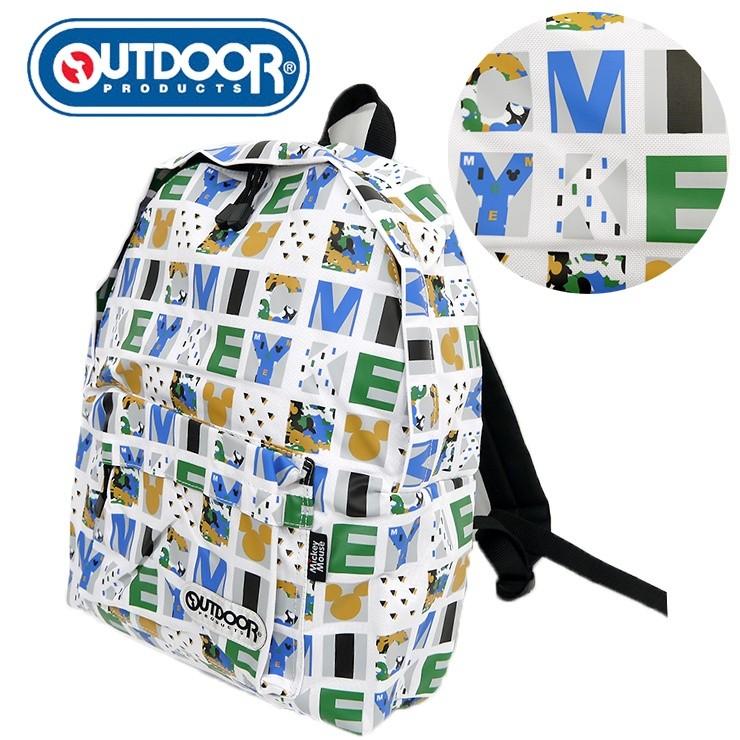 リュックサック ミッキーマウス アウトドアプロダクツ リュック コラボリュック デイパック かわいい キュート Outdoorproducts ディズニー 遠足 通学 野外活動 Oddn1233wh 4 バッグ エプロン ブギウギストア 通販 Yahoo ショッピング