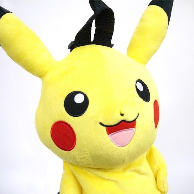 ピカチュウ ぬいぐるみリュック ポケモン ポケットモンスター リュック 子どもリュック かわいい 目立つ キュート こどもリュック ぴかちゅう pokemon リュック｜boogiewoogie-store｜02