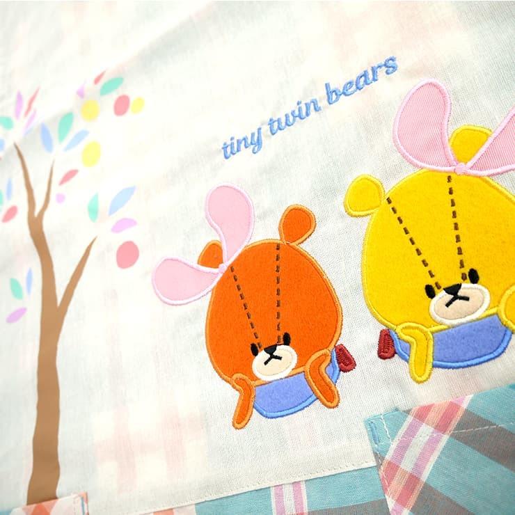 エプロン ルルロロ チェック キャラクターエプロン ラン型 チュニック型 木 グリーン 刺繍ワッペン くまのがっこう エプロン チュニックエプロン ルル ロロ 双子 Ra 11 バッグ エプロン ブギウギストア 通販 Yahoo ショッピング