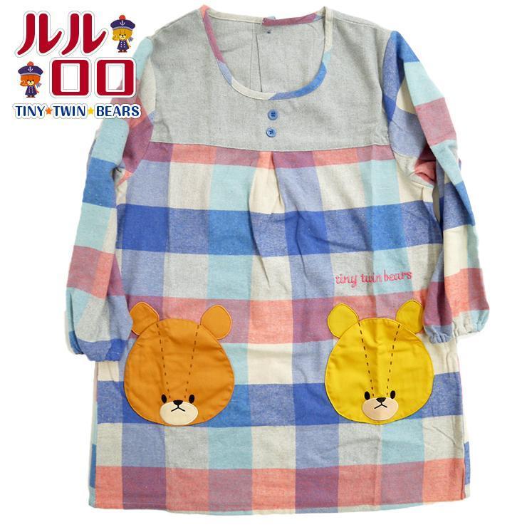 ルルロロ 割烹着 あったか割烹着 キャラクターエプロン Tiny Twin Bears カッポーギ チェック ネル素材 刺繍ワッペンポケット 袖ゴム入り くまのがっこう エプ Ra 12 バッグ エプロン ブギウギストア 通販 Yahoo ショッピング