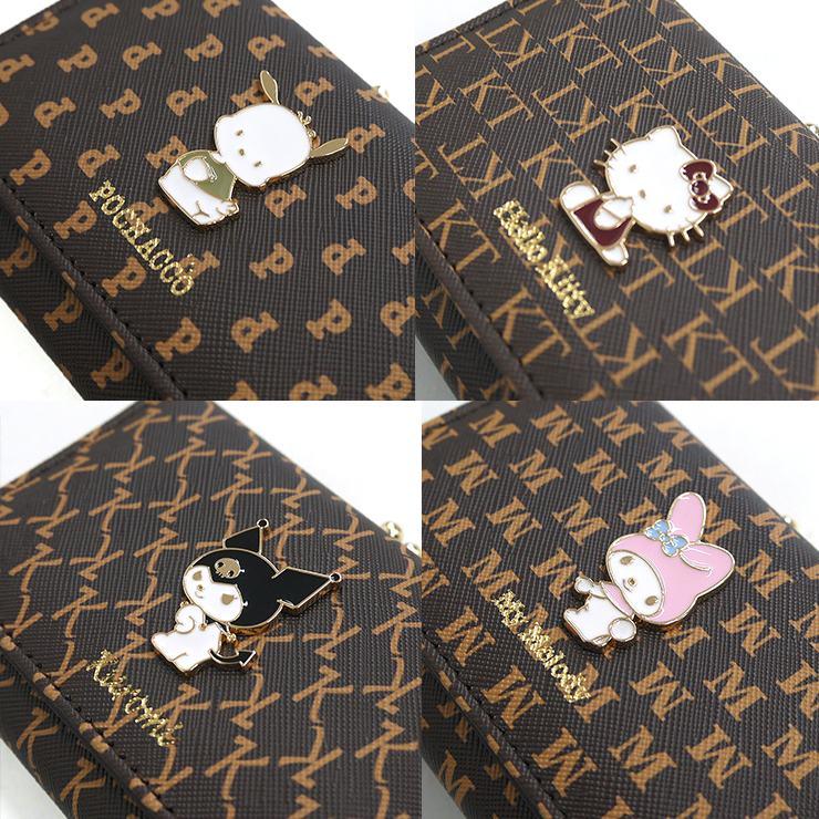 sanrio 財布 サンリオ ミニ財布 三つ折り財布 クロミ マイ