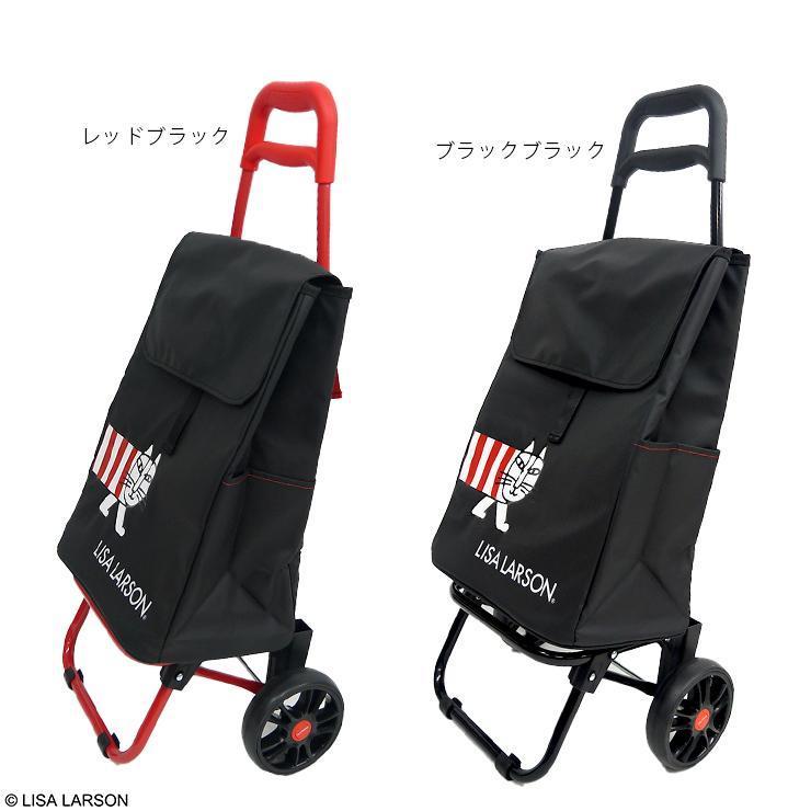 LISA LARSON キャリーカート ブラック/レッド 【公式通販】