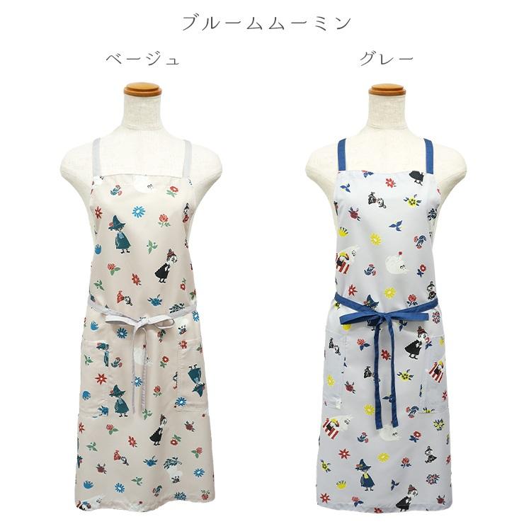 ムーミンエプロン 花柄エプロン【新品】 MOOMIN（ムーミン） エプロン キッチンエプロン ショートエプロン
