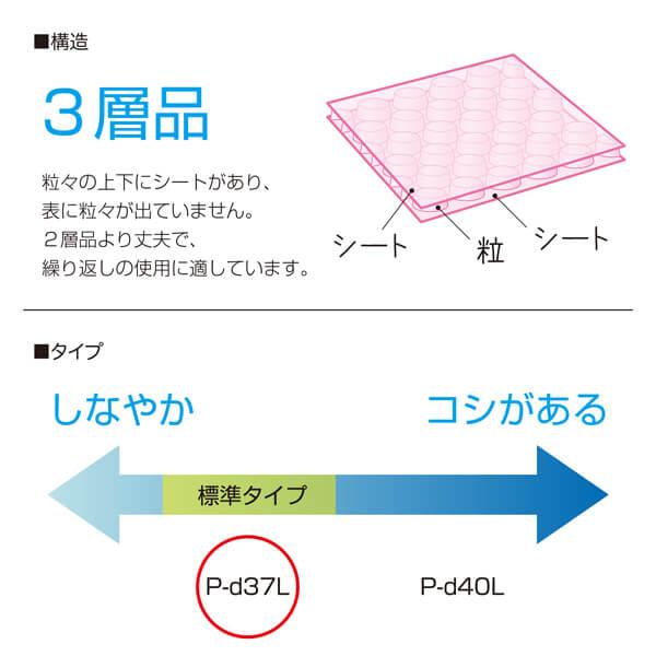 プチプチ 川上産業 静防ピンクプチ P-d37L 幅1200mm×長さ42M巻 3層 