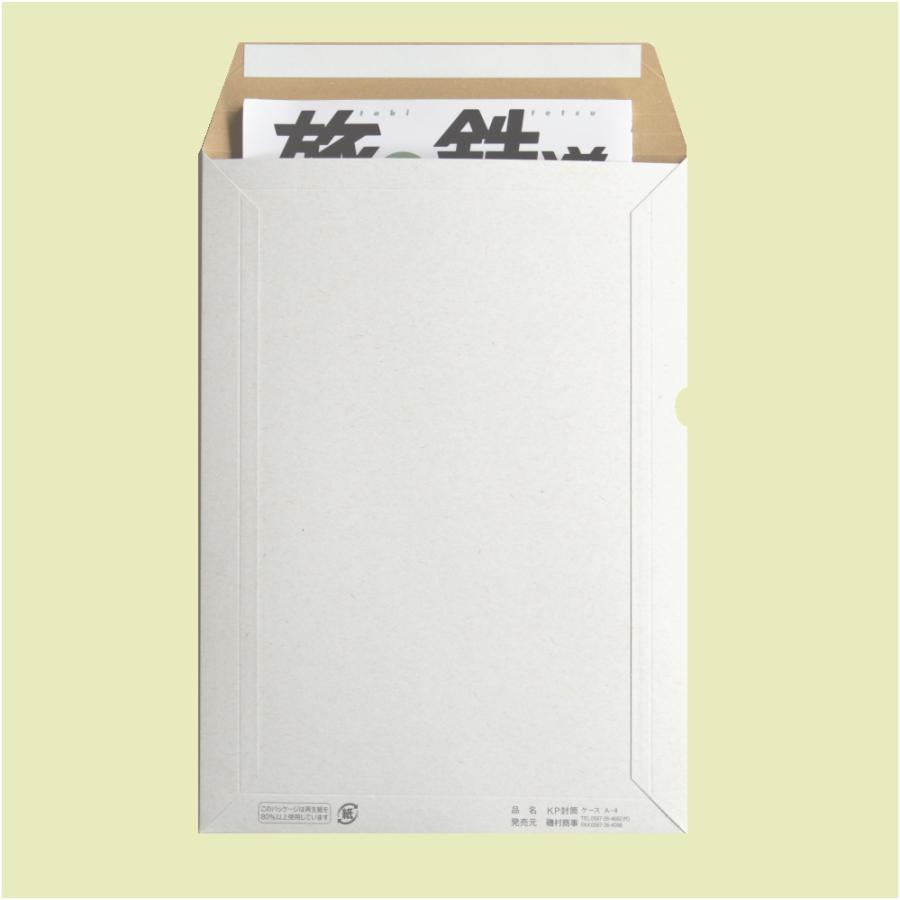 【ゆうメール用 A4厚紙封筒】サンライト KP封筒 A-4 窓付 100枚の画像