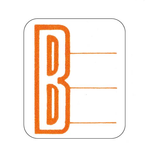 記号 ラベル アルファベット 1000枚 全5色 (メール便可) : Book Buddy