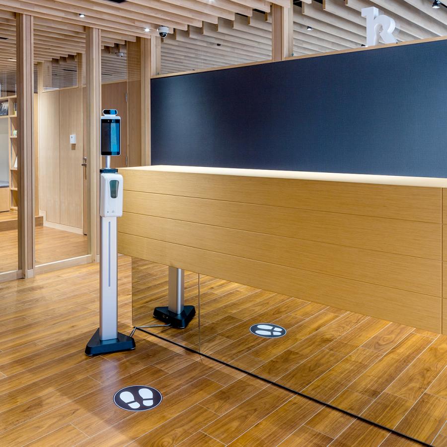 フロア誘導シール ソーシャルディスタンス 5枚入 : Book Buddy - 通販