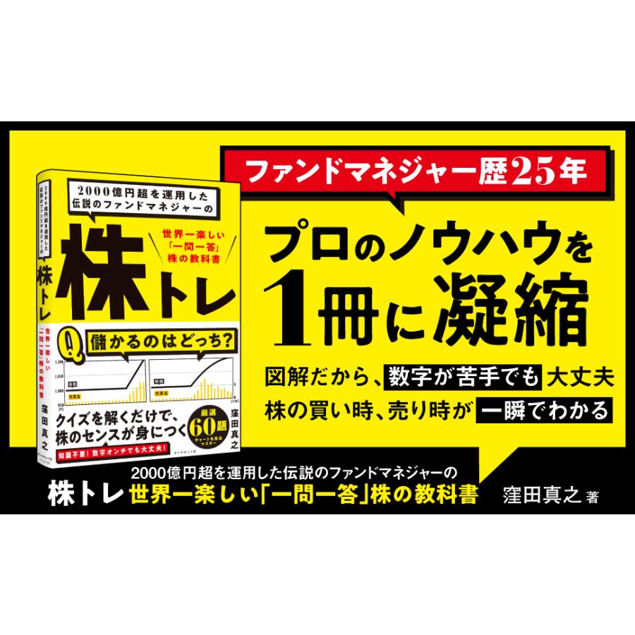 2000億円超を運用した伝説のファンドマネジャーの株トレ 世界一楽しい「一問一答」株の教科書/窪田真之｜bookfan｜04