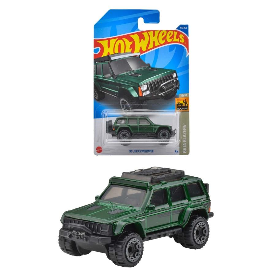 ホットウィール（Hot Wheels） ベーシックカー ジープ チェロキー  HHF32｜booklanduwajima｜02