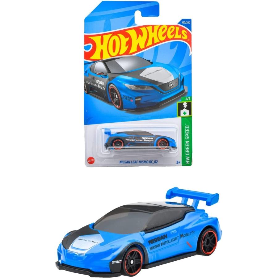 ホットウィール(Hot Wheels) ベーシックカー 日産リーフ ニスモ RC_02 HHF49 ブルー｜booklanduwajima｜02