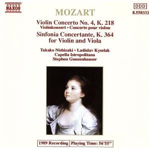 【輸入盤】 Mozart;Violin Conc.4/Sinfon/WolfgangAmadeusMozart (作曲) StephenGunzenhauser (指揮) CapellaIstropolitana