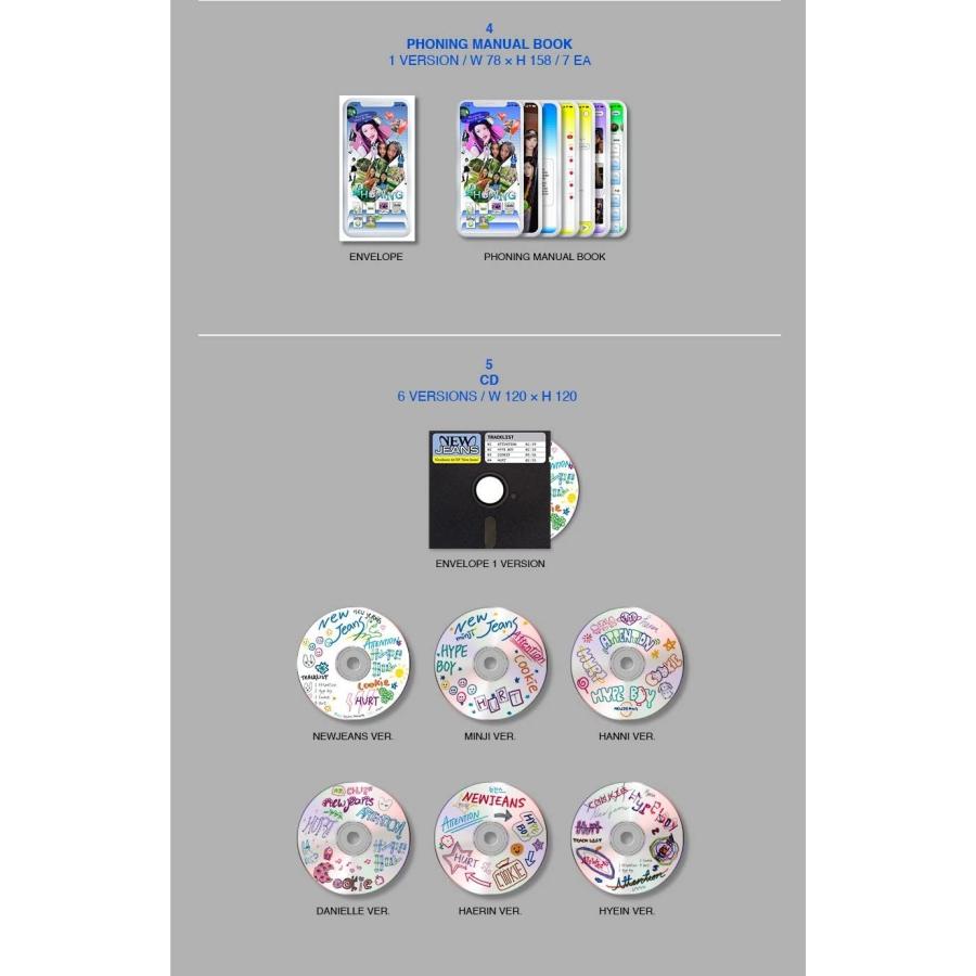 NewJeans／1st EP 'New Jeans' Bluebook ver.(ランダムバージョン