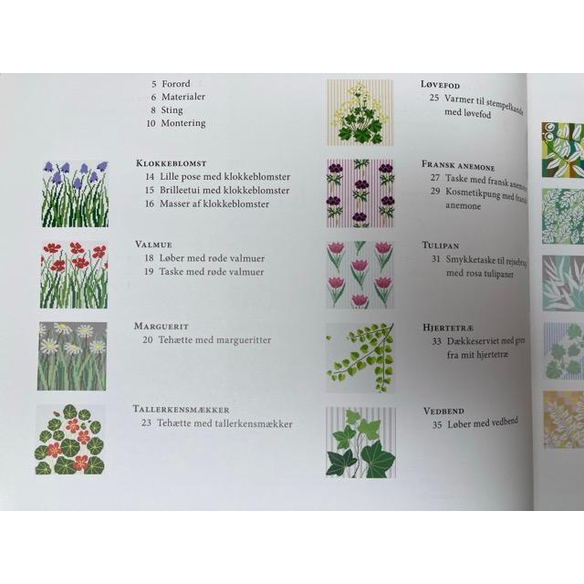 洋書 デンマーク クロスステッチ naturen i korssting／Ingrid Plum