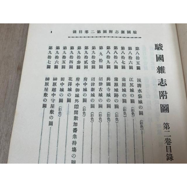 駿国雑志 全11冊揃【1巻 第49巻8冊+附図3冊】／阿部正信／吉見書店_7