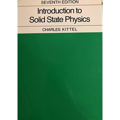 Introduction to Solid State Physicsキッテル