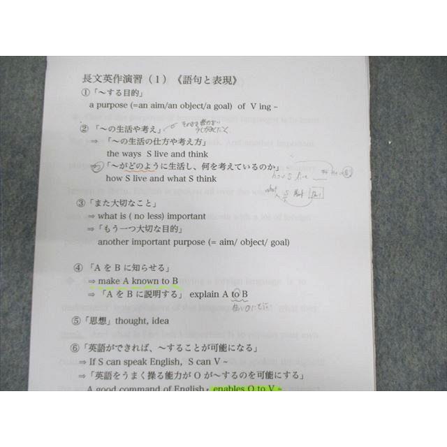 駿台 長文英作演習 テキスト通年セット 2022 計2冊 宍戸裕美子/鈴木