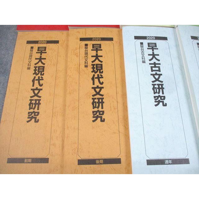 駿台 早稲田大学 早大コース 精選現代文読解研究/古文ファイナル