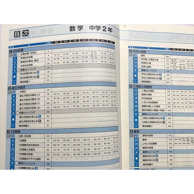 フリーステップ S-CUBE 専用テキスト ロードスター 中2数学/単元確認