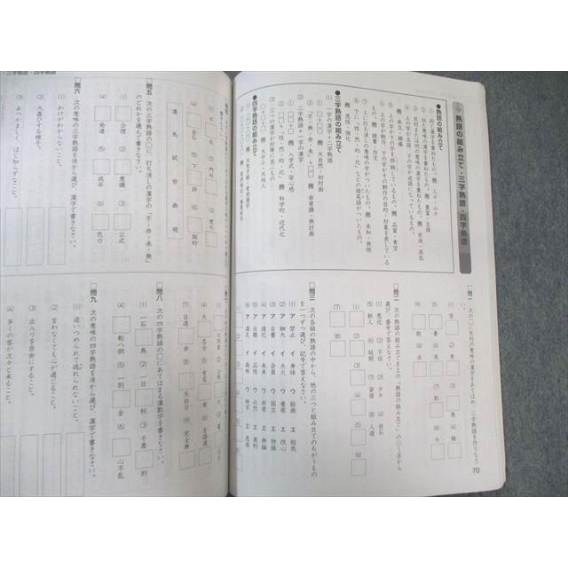 塾専用 小6 中学受験 新演習 夏期テキスト 国語 改訂版 ☆ 010m5B